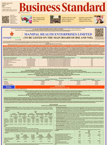 Business Standard ePaper today featuring stock market news, business updates, banking, finance, economy, technology, and corporate news from India.
